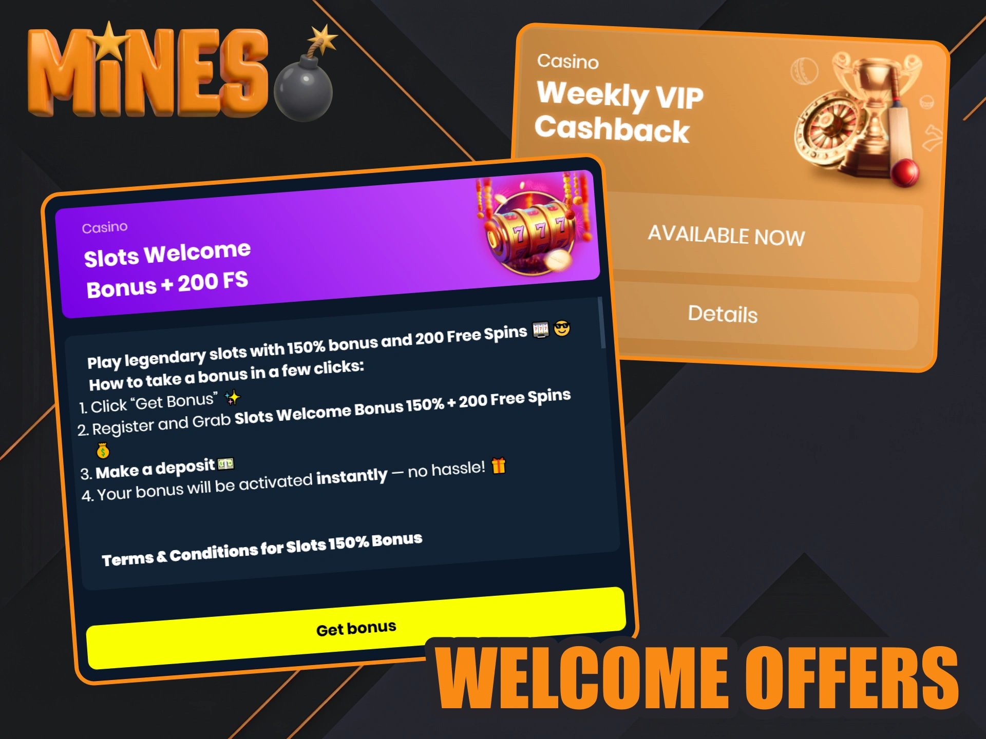 Get your 4rabet welcome deposit bonuses to use in Mines games.