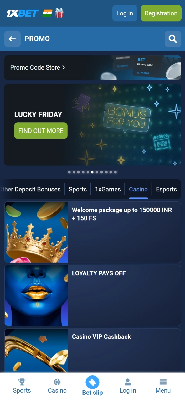 Get 1xBet bonuses to get more at Mines games.