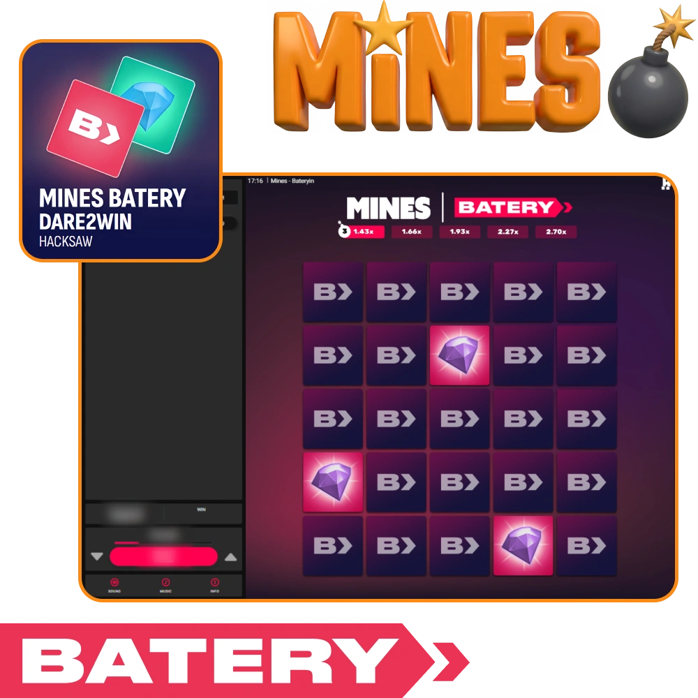 Play Batery Mines games and win.
