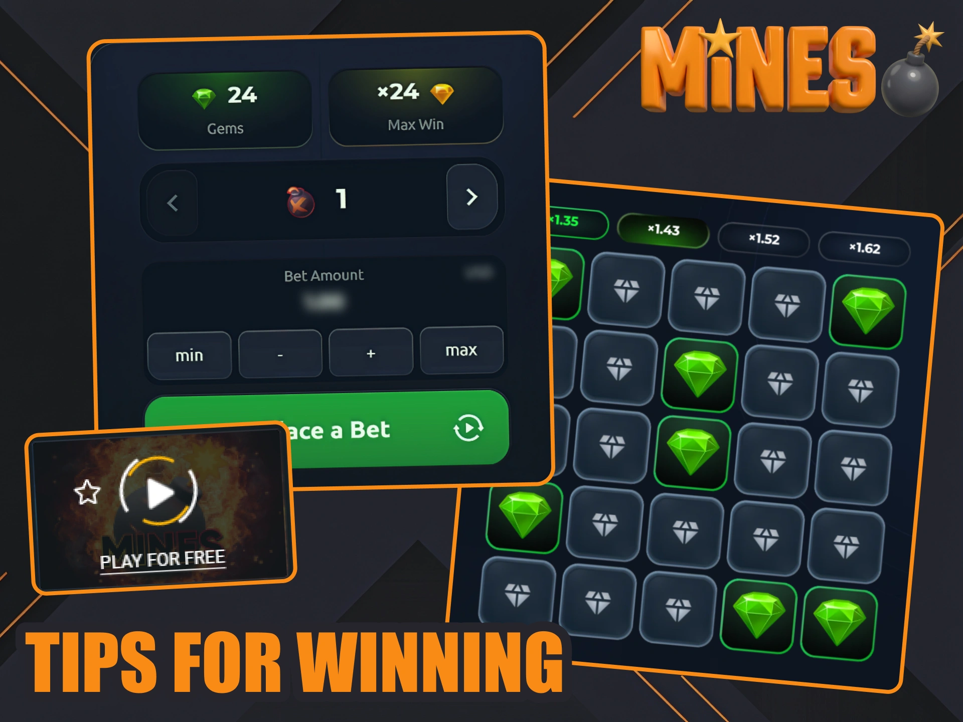 Follow those tips to play safe and win more at Mines games.