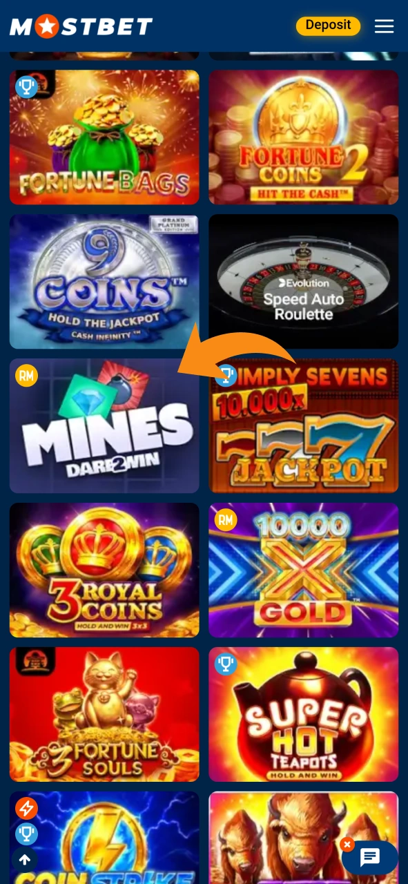 Find Mines game with any described way before.