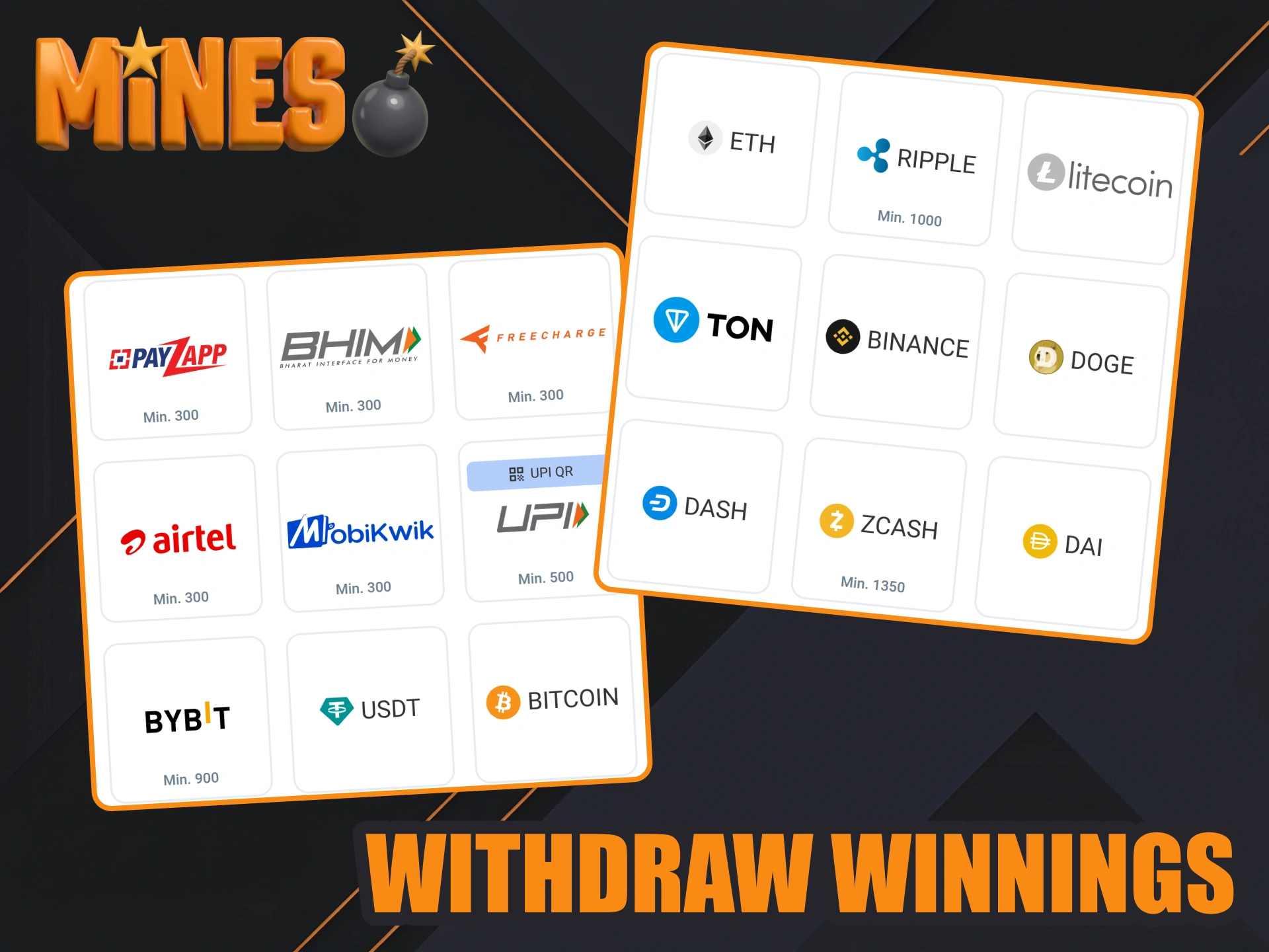 Follow those steps to withdraw your Minies game winnings from your Mostbet account.