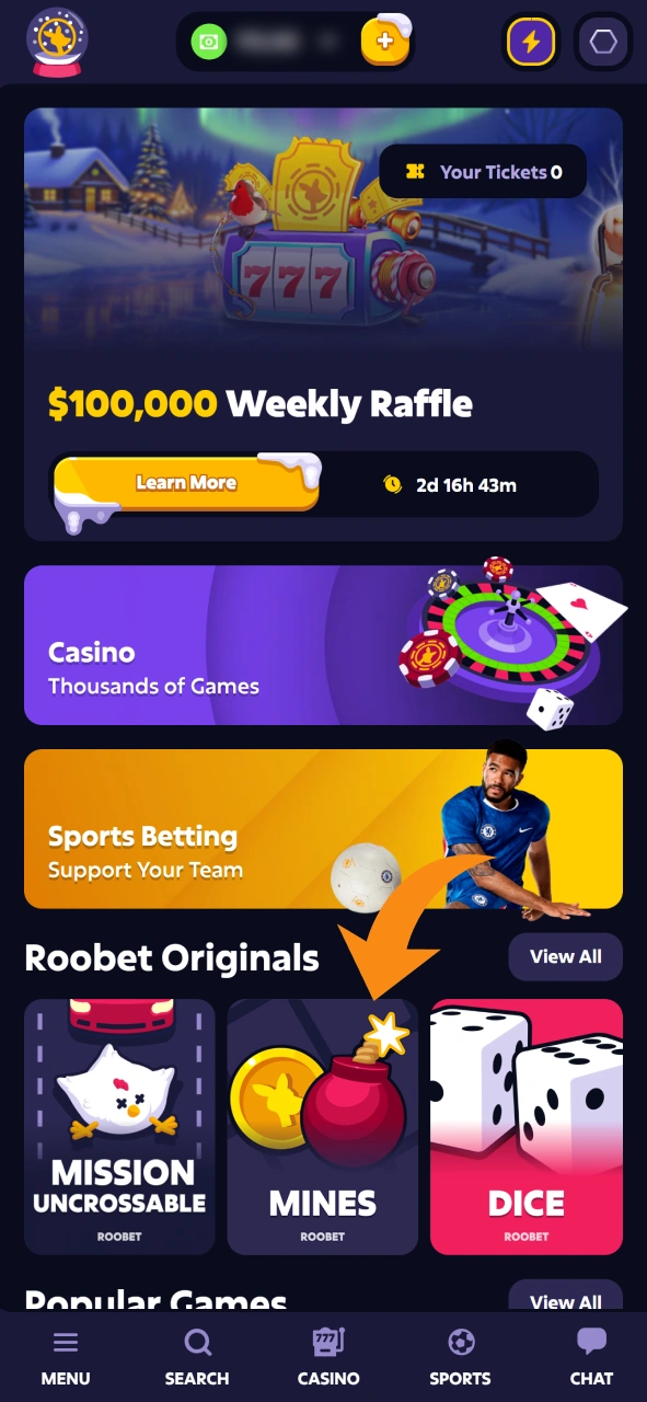 Find original Mines game at main page.